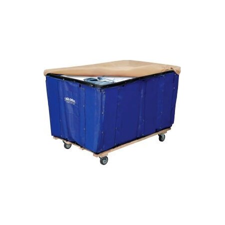 Global Industrial„¢ Replacement Liner For 8 Bushel Vinyl Basket Bulk Truck, Blue